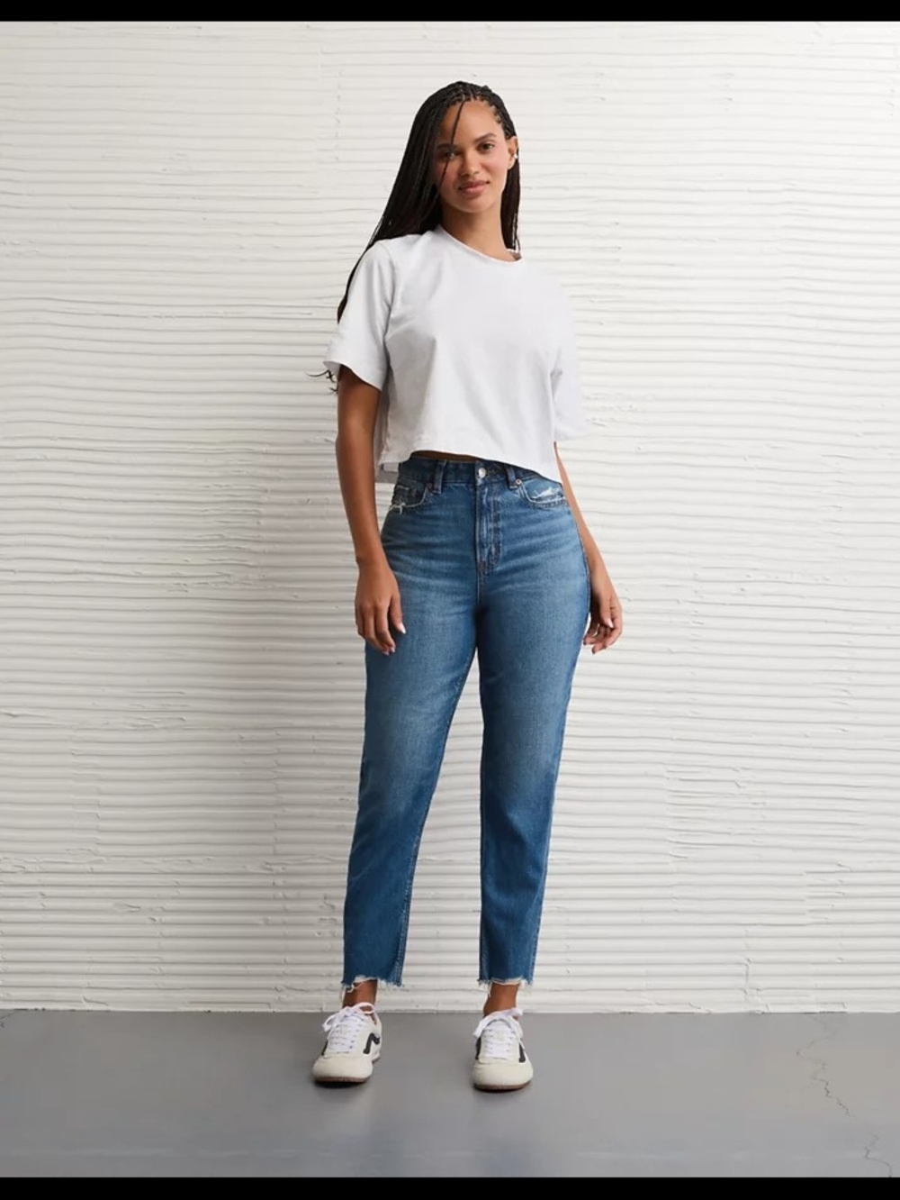 American Eagle Strigid Curvy Stovepipe Jeans Size 6.